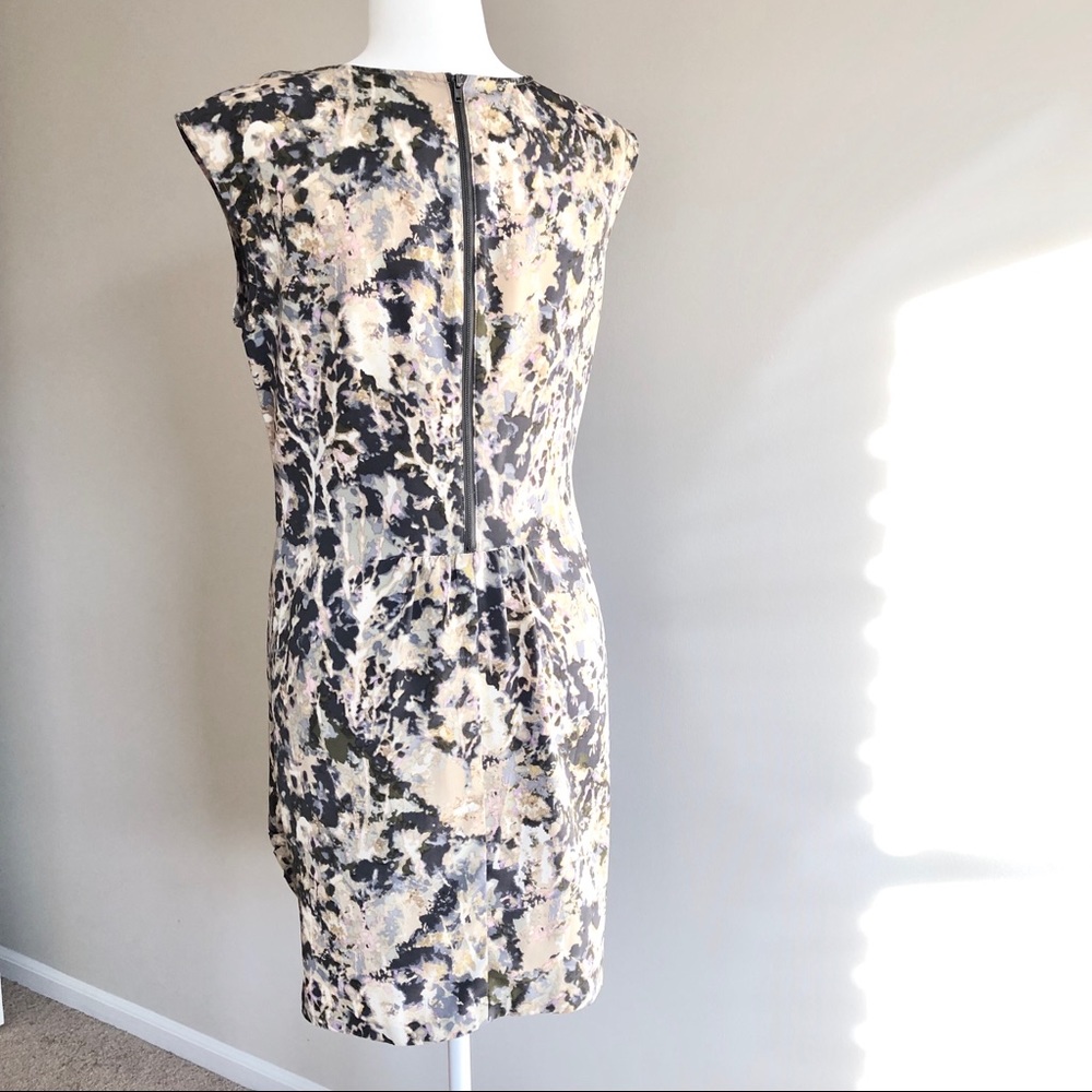 FRENCH CONNECTION olive combo watercolor dress - Picture 2 of 8
